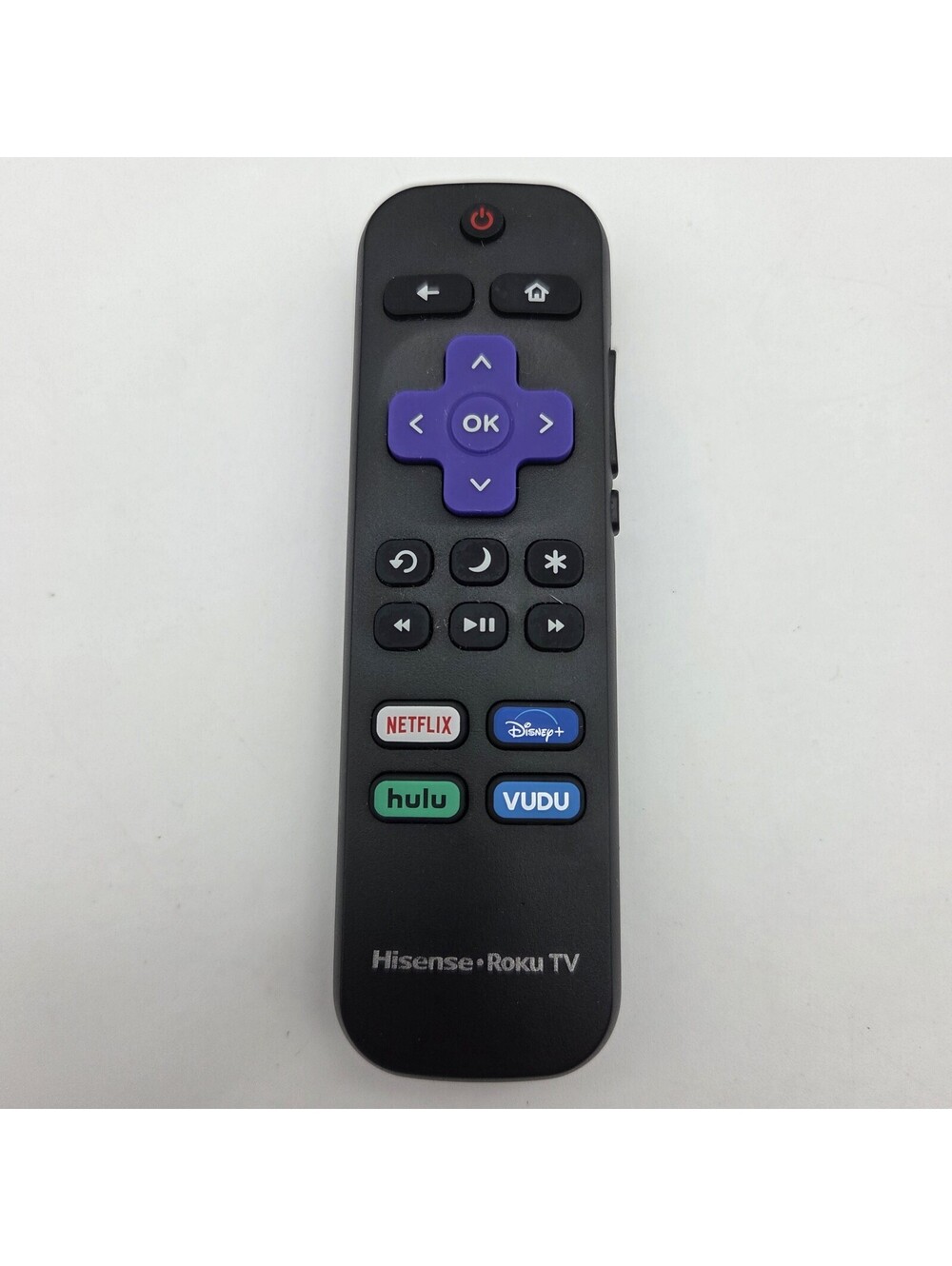 Genuine Hisense Roku TV RC-ALIR HU-RCRUS-22G Remote W/ Netflix Disney+ Hulu Vudu